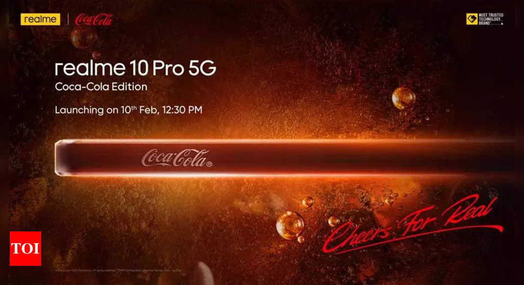 Realme 10 Pro 5G Coca-Cola edition smartphone to launch on February 10 in India