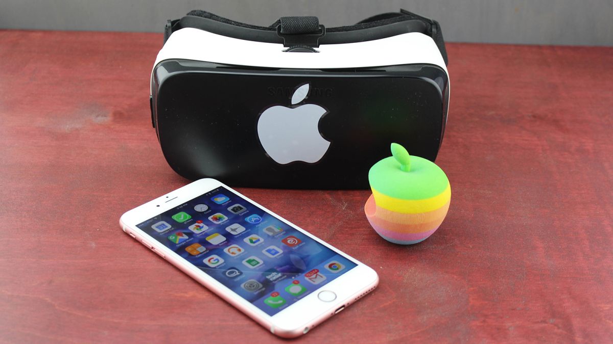 Apple AR/VR headset mockup