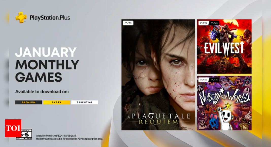 PlayStation Plus free games for January 2024: A Plague Tale: Requiem, Nobody Saves the World, Evil West