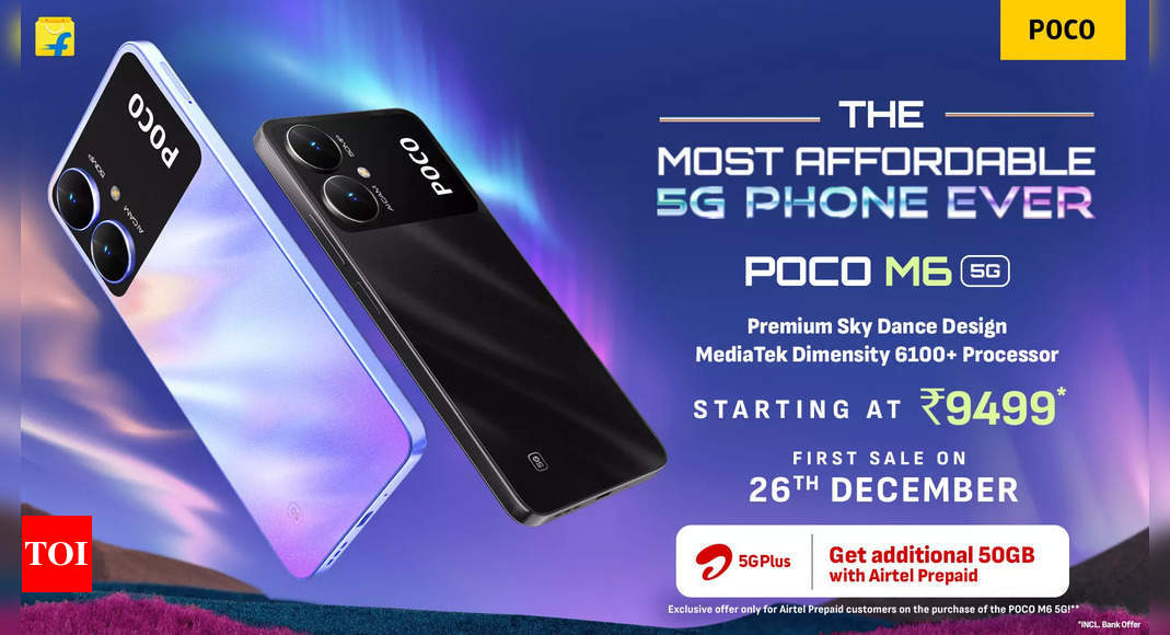 Poco M6 5G: Poco M6 5G now available for purchase: Price, offers and more