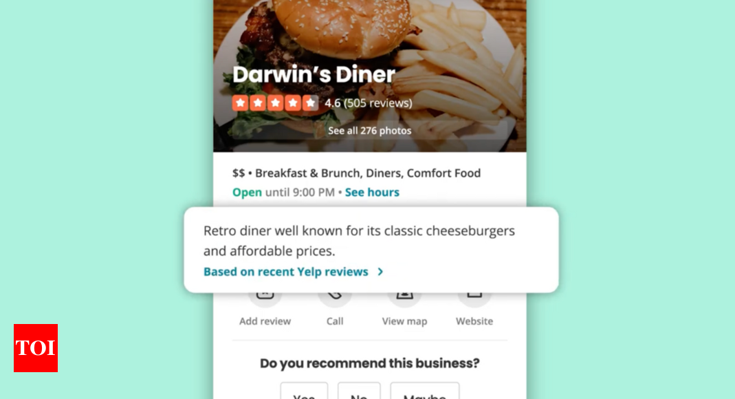 Yelp is using AI to find customers the best restaurants, stores and handymen nearby |