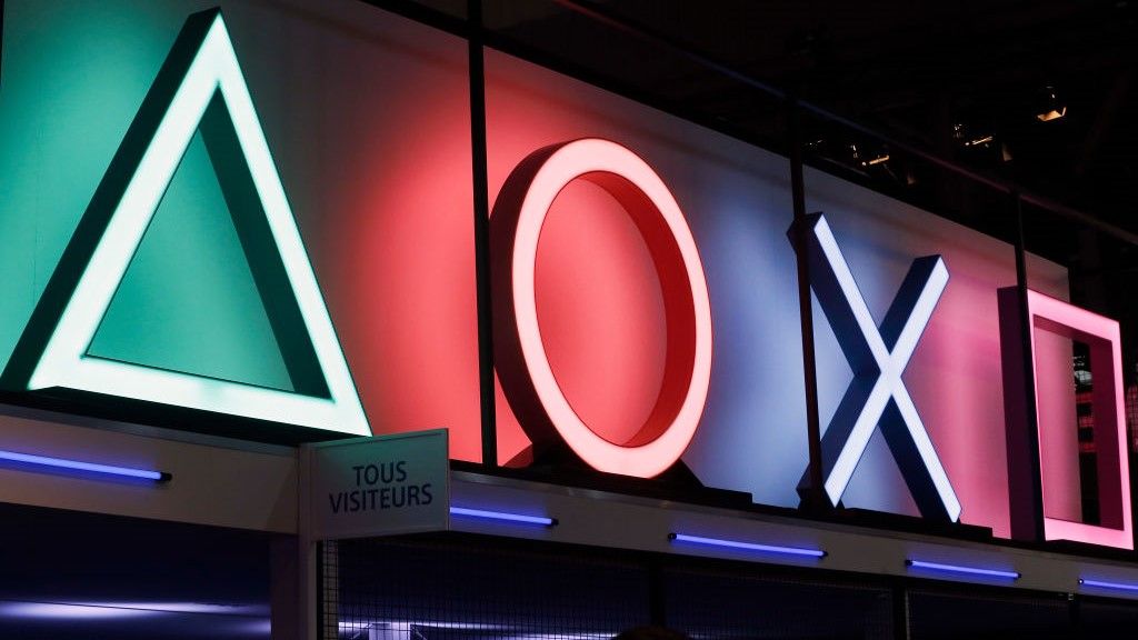 Sony PlayStation Buttons Logo is displayed during the